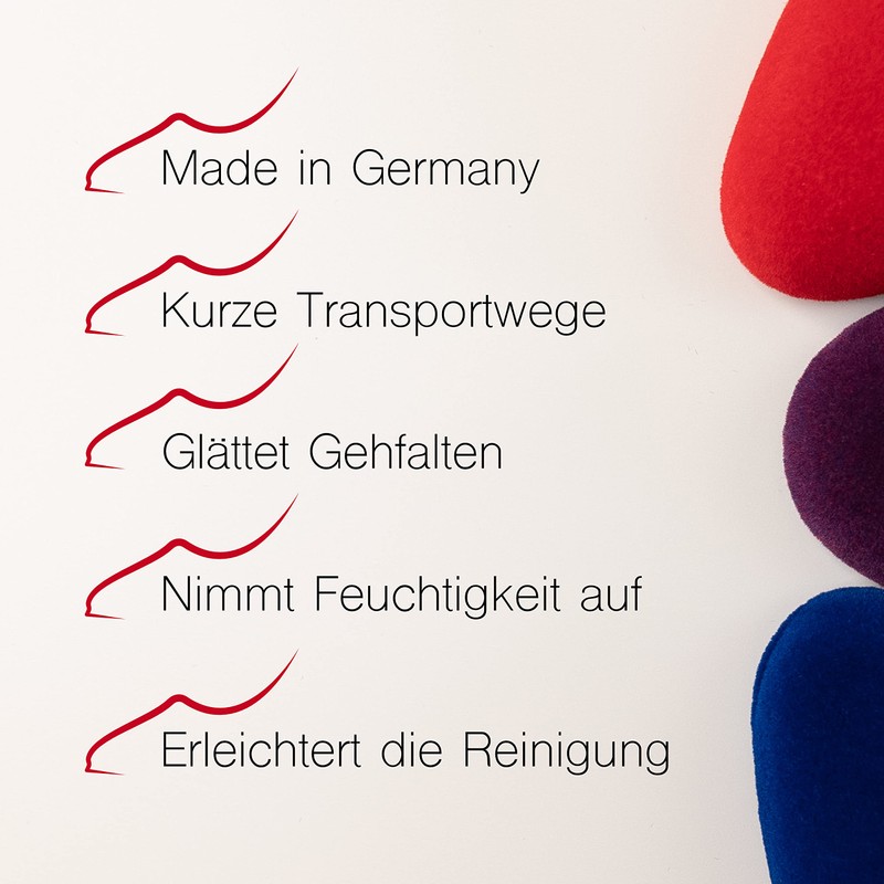 MTS care LISA Basic Velours Pumps Größe 36-38 - Schaumstoff