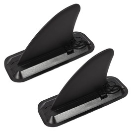 TONLOOEEL 2 Pairs Surfing Fins, Inflatable Paddle Board Fins, 4-inch Center Fin with Base,Detachable Fin Dock Tail Fin for Long Board Paddle Board Surfboard Surfing Kayak Fin