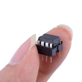 Cylewet 30Pcs NE555P Single Precision Timer with Sockets, NE555N NE555 Timer Chip IC Pulse Generator (Pack of 30) CYT1108