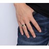 Rockyu Jewelry Accessories Tungsten Ring Men's Ring Simple Carbide Durable