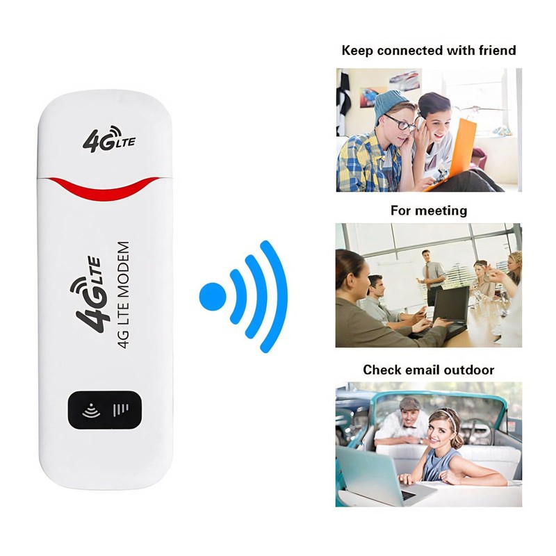 4G LTE USB Portable WiFi Router,USB Power SIM Card Slot