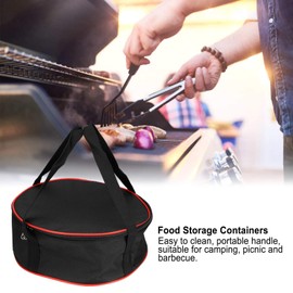 Dishes Storage Bag, China Storage Chest Round Crockery Storage Bag Plate Protectors Travel Bag Large Camping Tableware Dinnerware Bag Cupboard Storage Bag