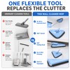 Wall Mop Cleaner with 80 Inch Handle and 360 Swivel