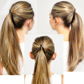 Camila Camila Paris NV137 4.5 inch French Banana Clip Hair Comb Classic Girls Updo Flexible Ponytail Holder Interlocking Banana Combs, Fashion Durable Styling Hair Accessories for Women, Made in France