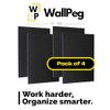 WallPeg Pegboard Kit - 4 Each 24"x16" Peg Board Panels