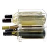 OnDisplay Clear Acrylic Stackable Wine Bottle Storage Organizer Rack –