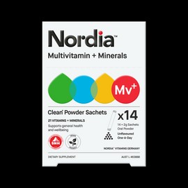 Nordia Multivitamin + Minerals Unflavoured Powder 2g x 14 Sachets