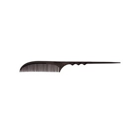 Leader Final Comb PP-801CF (For Reverse Hair), Black, Total Length 8.6 inches (218 mm)