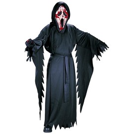 [MUXIU] Grim Reaper Cosplay, Children's, Cloak with Mask, Hooded, Halloween Costume, Cosplay, Tool, Skull, Mask, Horror Set, Parties, Events, Performing Clothes, Recitals, Academic Performances,