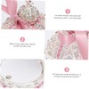 DOITOOL Elegant Princess Crown Ring Jewelry Box Holder for Rings
