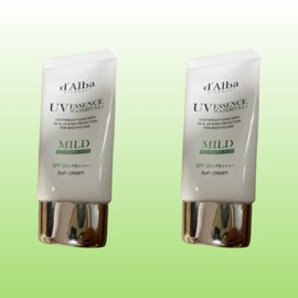 Dalba Waterful Mild Sun Cream 50ml+50ml Olive Young Sun Cream without white cast that does not irritate the eyes. / 달바 워터풀 마일드 선크림 50ml+50ml 무기자차 눈시림없는 백탁없는 올리브영썬크림