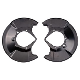 TRQ Front Brake Dust Shield Set Compatible with 2006-2011 Honda Civic