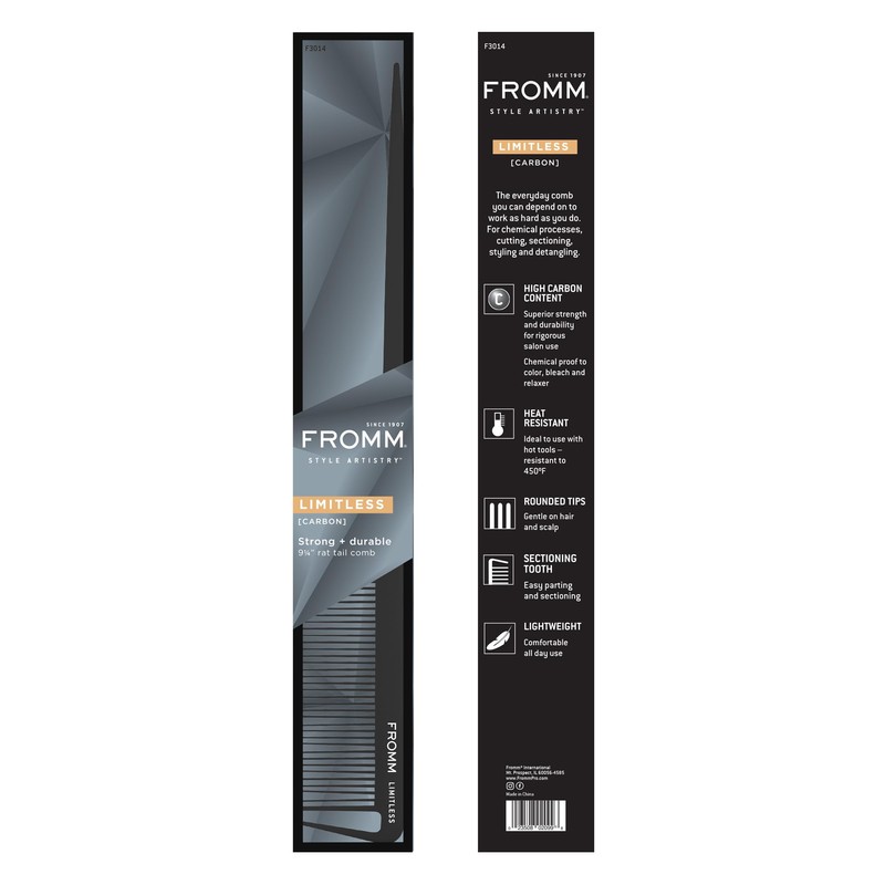 Fromm F3014 Limitless 9.25" Rat Tail Comb