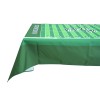 KHAMPA Football Party Decorations Disposable Tablecloth, Green Touchdown Field Design