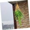 SUPVOX Sets Handmade Woven Hanging Basket Macrame Plant Hanger Wall