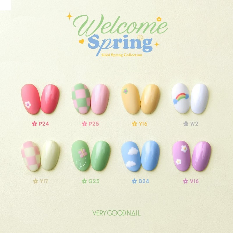 Very Good Nail Welcome Spring Solid Color Gel Single Item