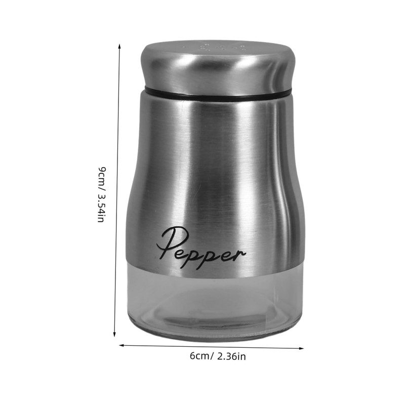 iplusmile 2pcs Portable Seasoning Bottles Condiment Containers Stand for Salt