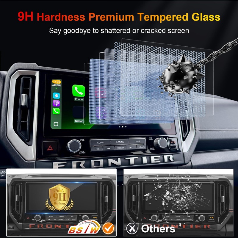 for 2025 Nissan Frontier Screen Protector for 2025 Frontier Pro-4X/Pro-X/SL/SV