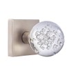 HIEMEY Passage Hall Closet Door Knobs Interior, Round Clear Bubble