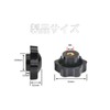 SHULLIN 12pcs Star Knob Nut Female Thread Star Knob Plastic