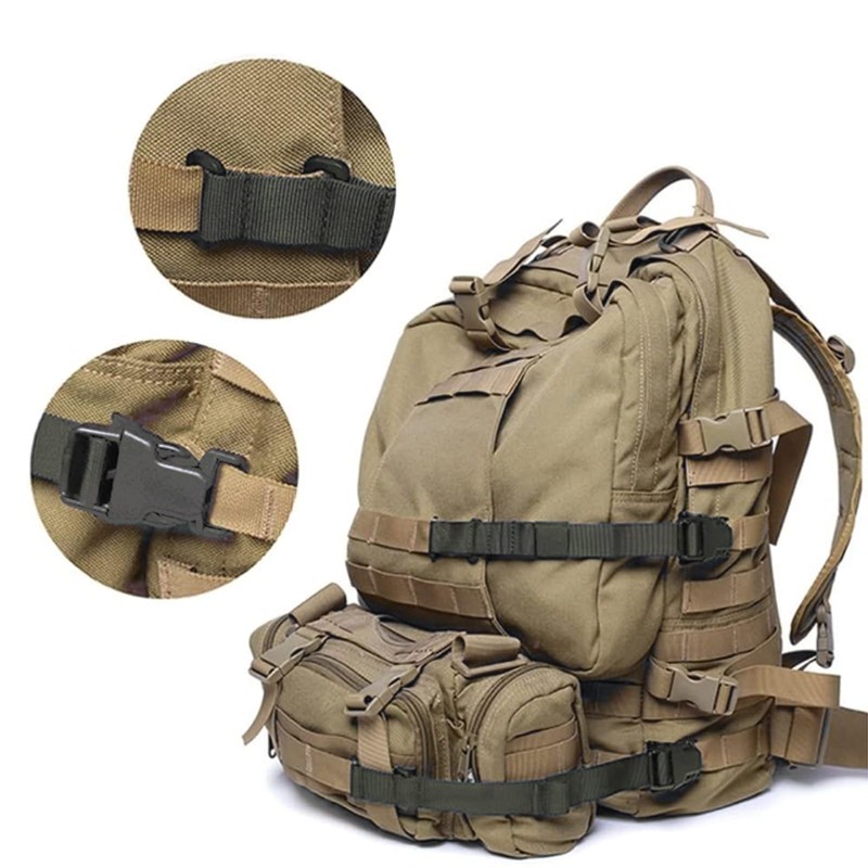 GisWell Backpack Accessories Molle Accessories Tactical System, Adjustable Backpack Straps