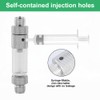CO2 Bubble Counter, CO2 Regulator Bubble Counter with Check Valve,