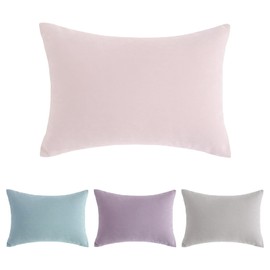 Enjoyaa Small Pillow,11'' x 7'' Mini Travel Pillows Removable Tiny Nap Pillow for Neck,Wrist,Knee,Pets,Kids,Adults-Machine Washable (pink)