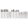 20pcs Woodworking Burr File Set Cemented Carbide Rotary Burrs Files