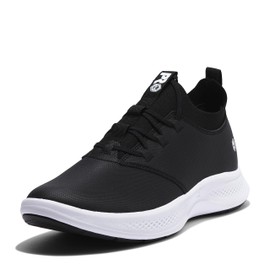 Timberland PRO Women's Solace Max Slip-On Healthcare Athletic Work Shoe, Black/White-2024 New, 7.5 W US