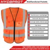 HYCOPROT Safety Vests High Visibility Reflective Vest Executive Manager Jacket