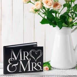 Malden International Designs Wedding Celebrations Mr & Mrs Brag Book Photo Album, 40-4x6, White