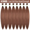 Pre Stretched Braiding Hair With Yaki Texture, Professional Hair Extension