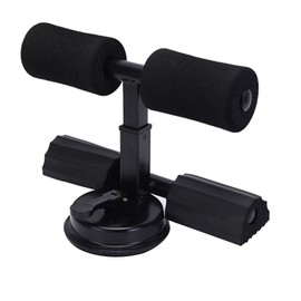 Dispositivo para Sentarse, Equipo de Entrenamiento Abdominal de Gran Soporte, Asistente de Entrenamiento Físico con Ventosa en Negro