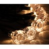 Toyland 40 Diamond Lights - Clear Bulbs - 5.8 Meters