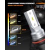AUIMSOCO 9006 LED Lamps Combo Bulbs 6500K High Low Beam