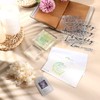 8 Pcs Christian Bible Verse Clear Rubber Stamps for Crafting,