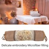 Foot Massage Cylinder Pillow Detachable Soft Foot Embroidery Cylinder Pillow