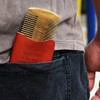 Peine Madera Barba Estuche Dientes Finos Doble Acción Kit Cuidado