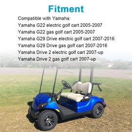 WMPHE Golf Cart Ignition Key Switch Compatible with Yamaha G22 G29 Drive Drive 2 Replacement for JW1-H2510-00 JU2-H2510-20 JU2-H2510-10 Ignition Switch with 2 Standard Keys for Electric Gas 2 Position