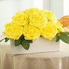 Lansdowns Artificial Flower Foam Rose 25pcs Real Looking Fake Rose