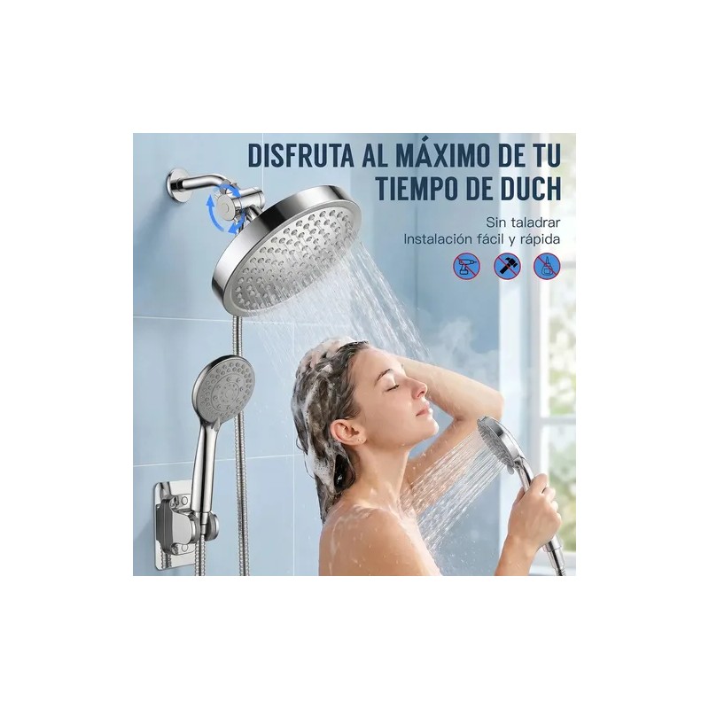 Juego De Cabezal De Ducha De Baño De 6 Piezas