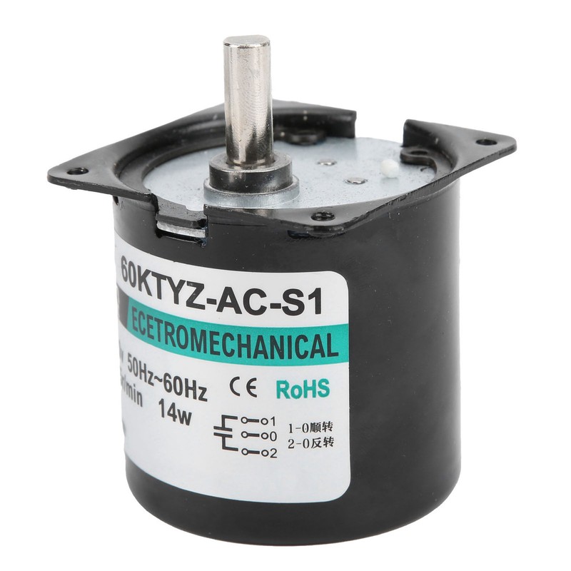 Mini Motor AC Synchronous Metal Gear Slow Speed Permanent Magnet