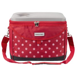 anndora Kühltasche Picknicktasche 22 L rot weiß gepunktet Isotasche Kühlbox