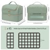 Nail Polish Organizer Case, Nail Supplies Storage Box Holds 45
