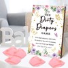 BBTO 51 Pcs Dirty Diaper Baby Shower Games Butterfly Baby