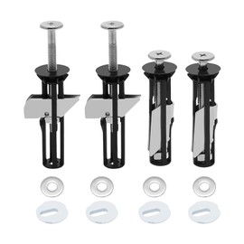 AYNKH Set of 4 Toilet Seat Fixing Screws Set, Stainless Steel Toilet Seat Screw, Toilet Seat Screws Set for Toilet Seat Attachment, Toilet Seat Attachment Set, Toilet Seat Replacement Parts