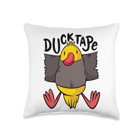 Funny Duct Tape Meme Funny Duck Tape Throw Pillow