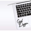 World Design Goal Digger Laptop Corner Decal