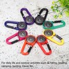 PATIKIL 2PCS Keychain Compass Pocket Camping Compass with Buckle for