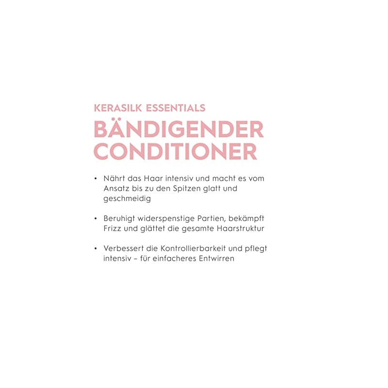 Kerasilk Essential, Bändigender Conditioner für widerspenstiges und krauses Haar